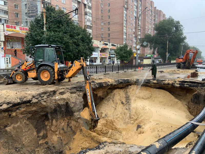 В Воронеже готовят к запуску отремонтированный участок канализации на Московском проспекте