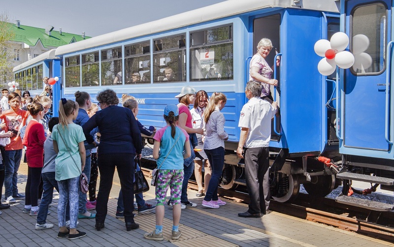 Как в Воронежской области работает уникальная детская железная дорога