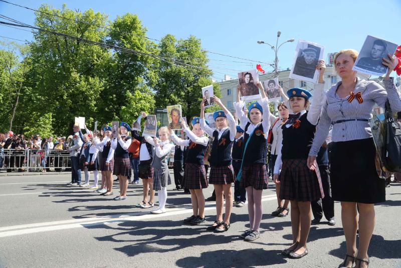 В Воронеже изменили маршрут движения «Бессмертного полка» 