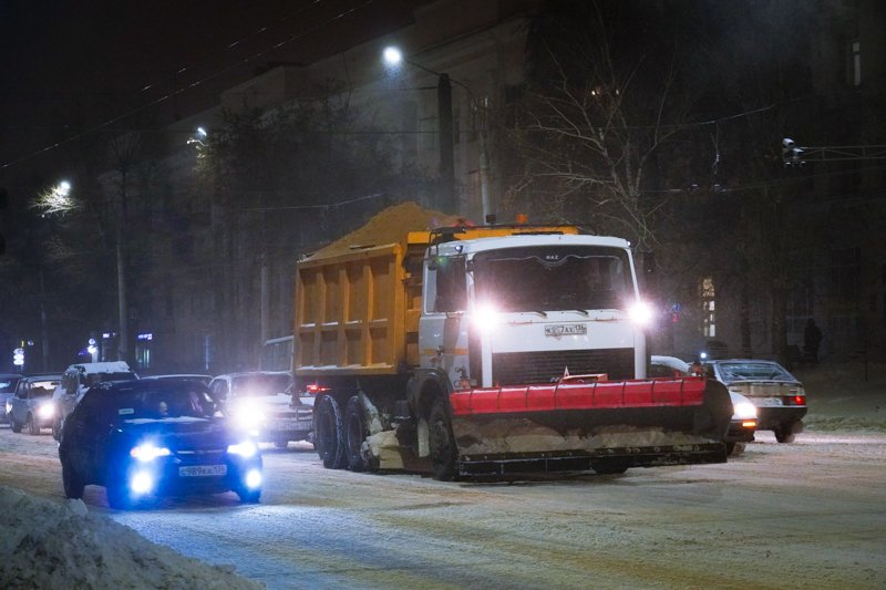 На 9 часов перекроют улицу в Воронеже из-за уборки снега