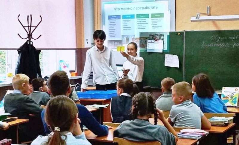 В Ленинском районе школьники повышают экологическую грамотность