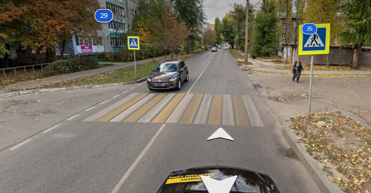 Перенесут небезопасный пешеходный переход возле школы в центре Воронежа