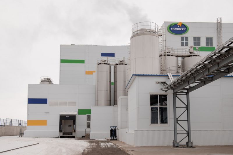 Первое в России производство концентрата молочных белков открыли в Воронежской области