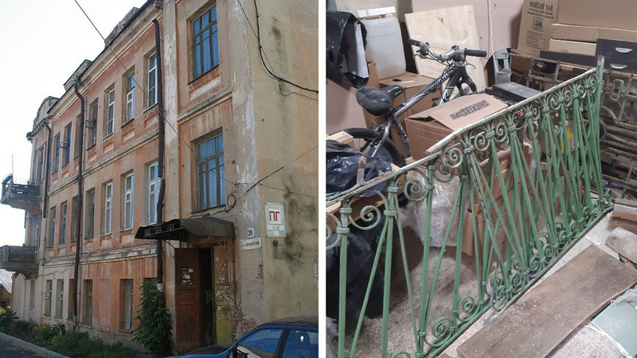 Украденные чугунные балконы столетнего Дома Фирюпкина нашли в Воронеже