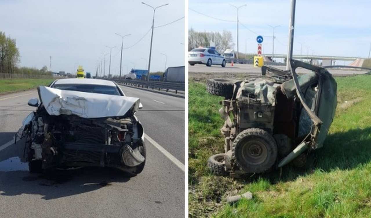 Мужчина пострадал в аварии на трассе М-4 «Дон» на юге Воронежской области