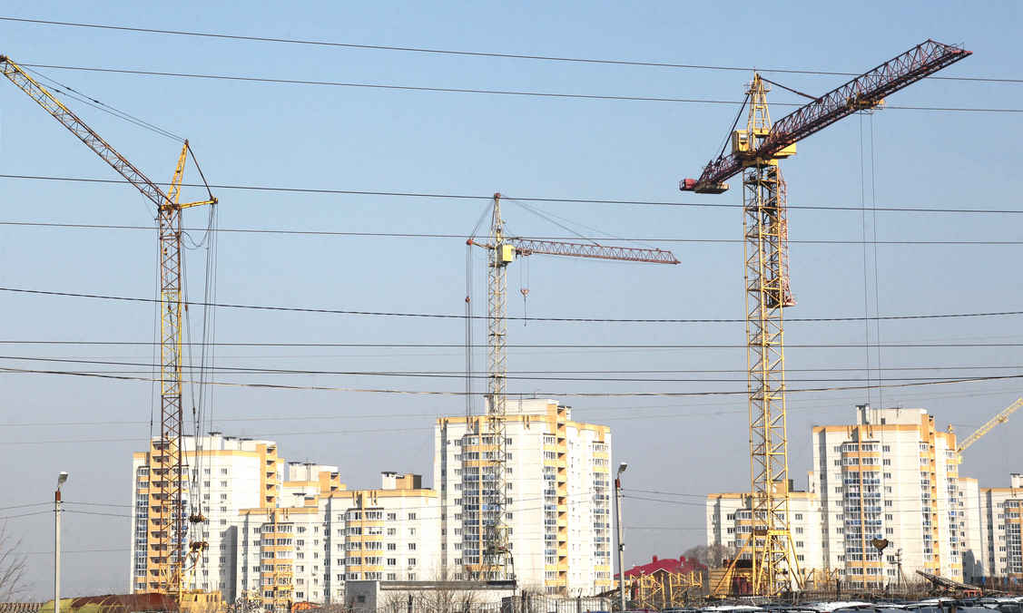 За год строительство монолитных домов выросло почти в 2 раза в Воронежской области
