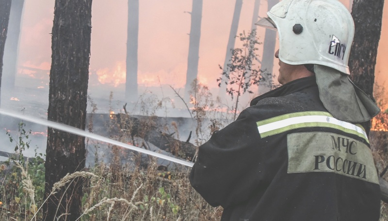 Из пяти пожаров в Воронежской области продолжаются три