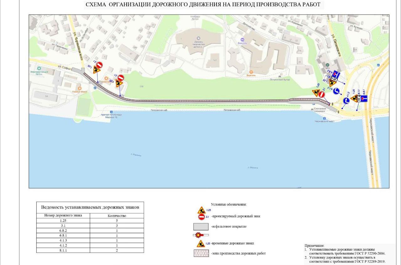 Закроют движение по улице Софьи Перовской в Воронеже