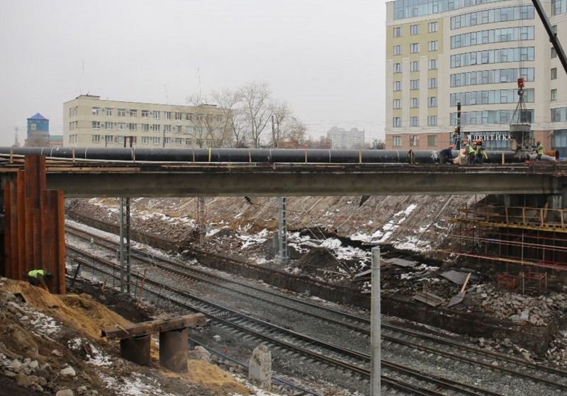 Реконструкцию путепровода у «Работницы» в Воронеже завершат раньше намеченного срока