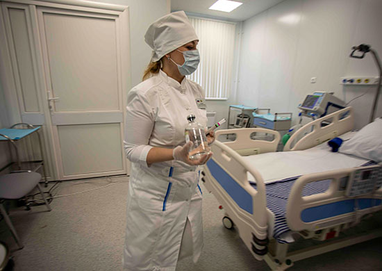 Для гражданских пациентов в воронежском военном госпитале развернули 25 ковидных коек