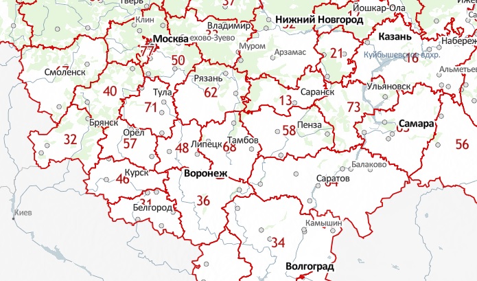 Публичная кадастровая карта рф орловская область