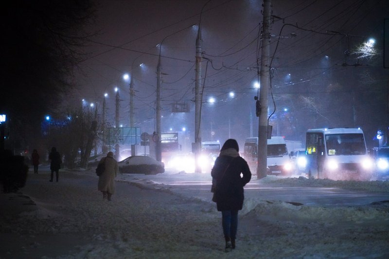 Последнюю неделю. Пурга в Воронеже.