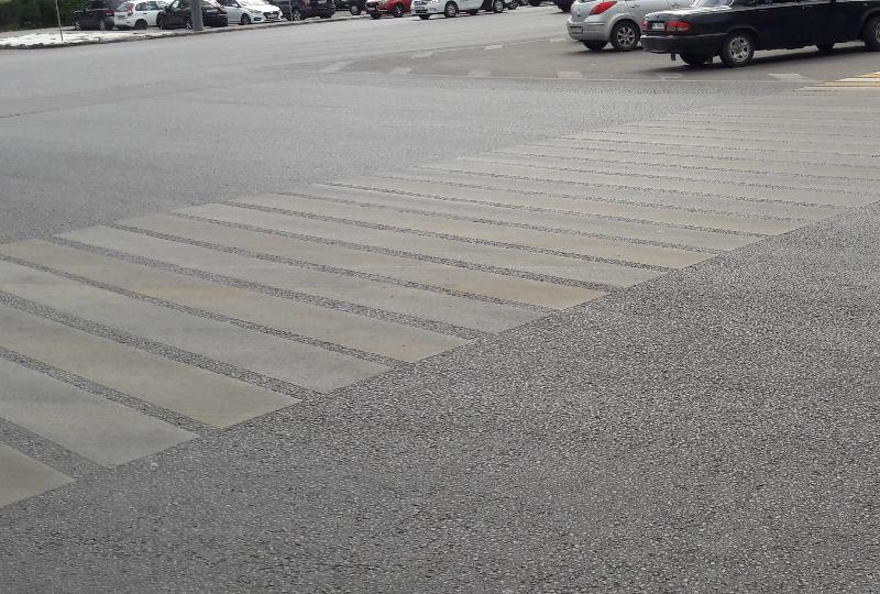 В Воронеже на Минской на конечной остановке маршрутки появился пешеходный переход