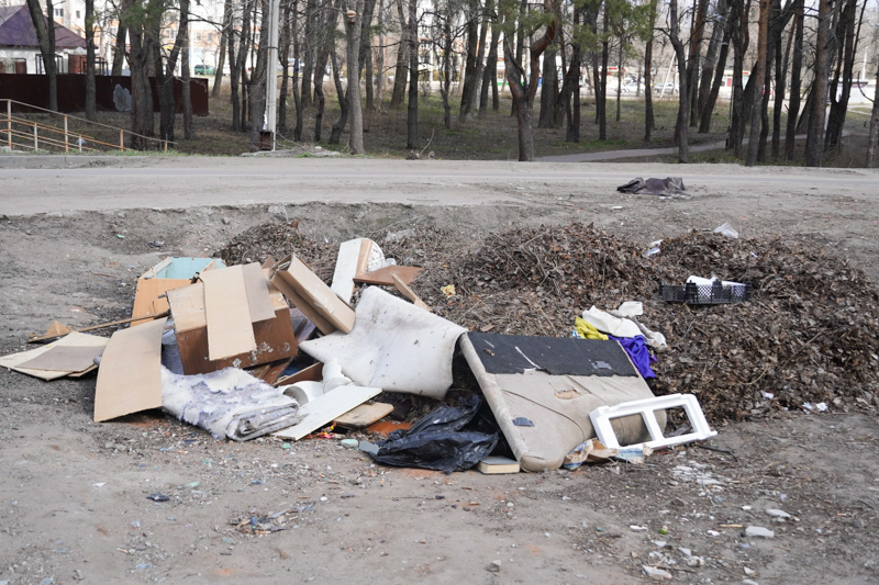 В селе под Воронежем обнаружили несколько тысяч «квадратов» незаконной свалки