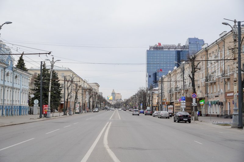На 2,5 дня в Воронеже ограничили пешеходное движение на участке проспекта Революции