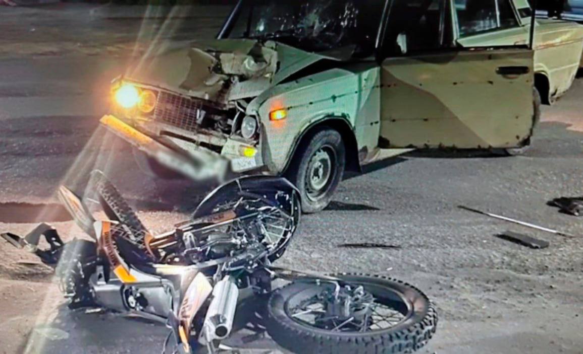 Пьяный подросток на мотоцикле попал в больницу после ДТП в Воронежской области