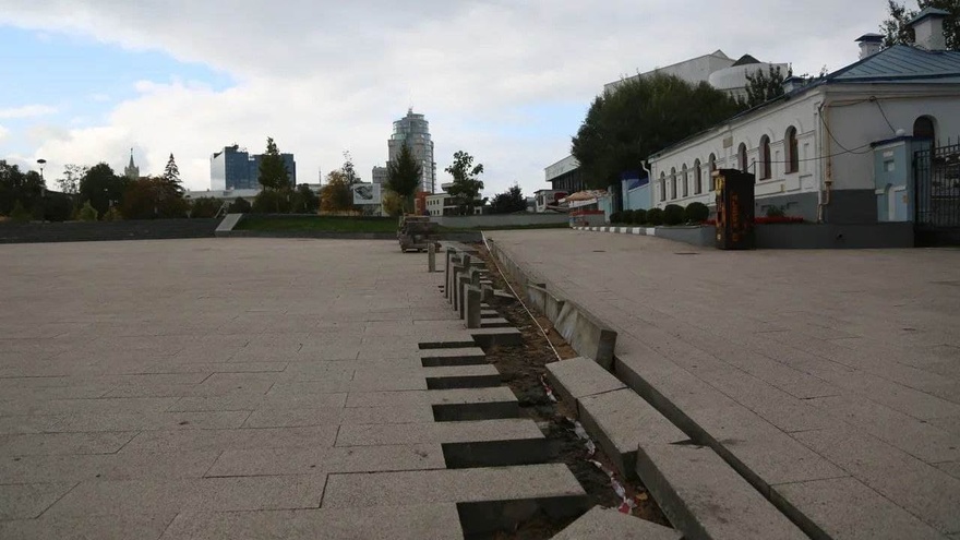 В Воронеже приступили к реконструкции Советской площади