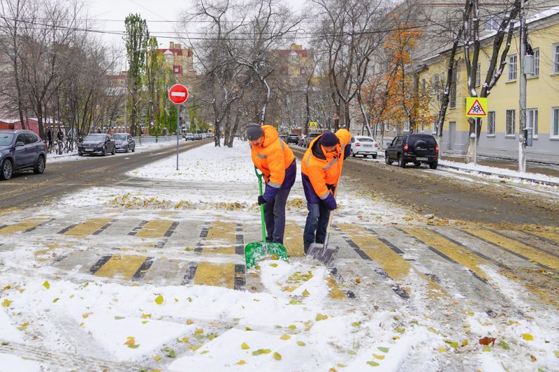 В Воронеже на зиму планируют увеличить число дворников
