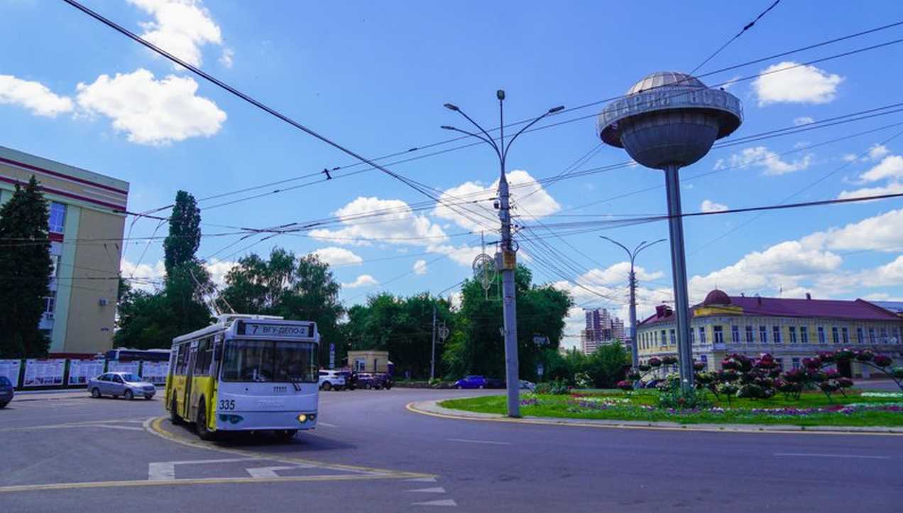 Работу троллейбусов № 7 и 99 приостановят в Воронеже 27 июня