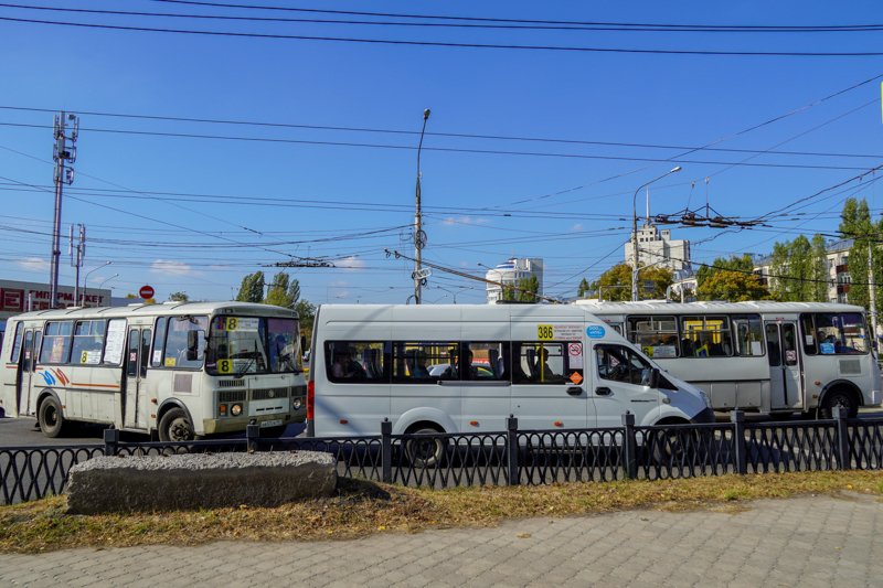 В Воронеже из-за ремонта виадука изменили схему движения еще одной маршрутки