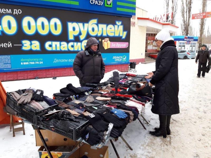 В Воронеже продолжается борьба с незаконными торговыми объектами