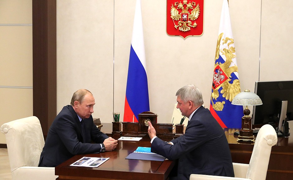 Губернатор Воронежской области встретится с Владимиром Путиным