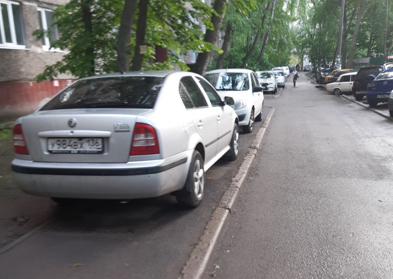 Попали под железный поток: четверть жителей Воронежа недовольны, что авто паркуют во дворах