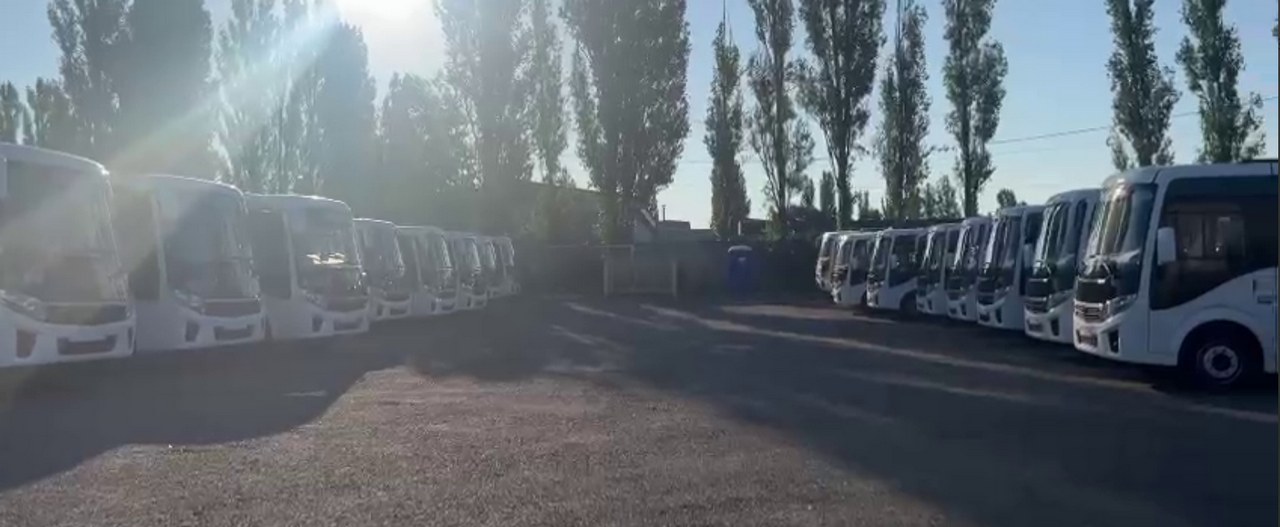 Очередную партию новых автобусов принимает Воронеж