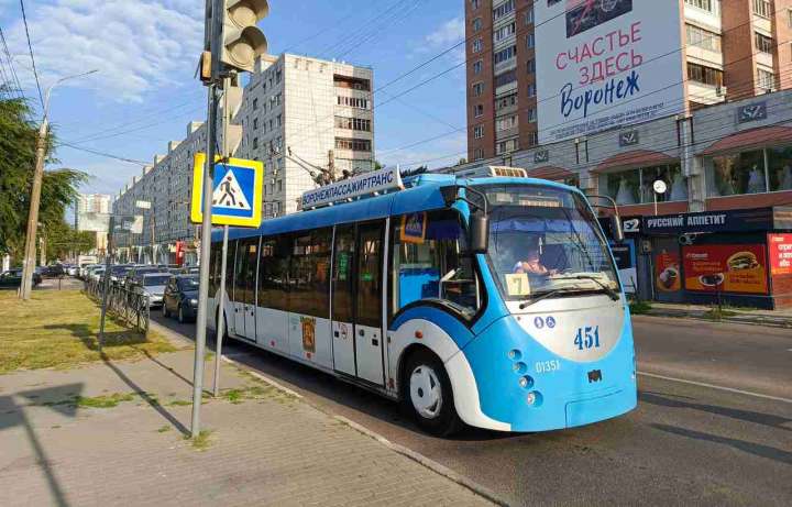 В Воронеже остановят движение двух троллейбусных маршрутов