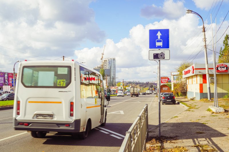 Выделенные полосы для пассажирского транспорта не вызвали в Воронеже аномальных пробок