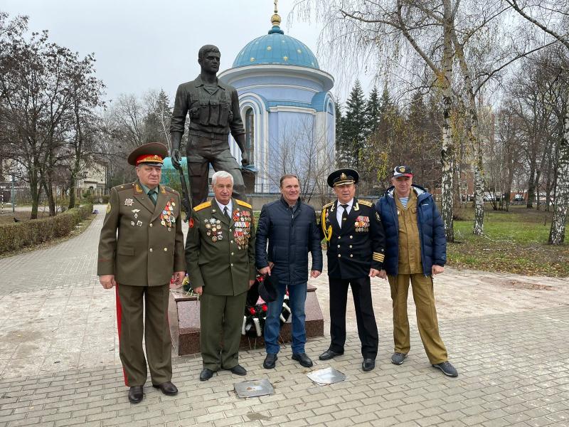 В Коминтерновском районе Воронежа состоялась встреча с ветеранами боевых действий из Белгорода