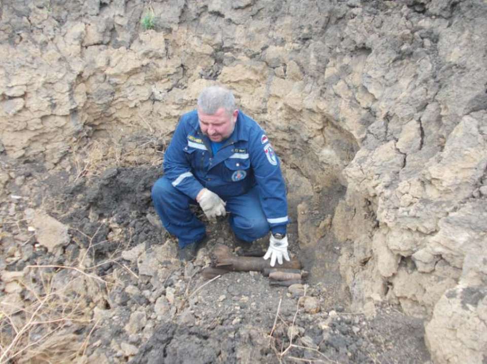 Снаряды времен Великой Отечественной нашли в Воронежской области