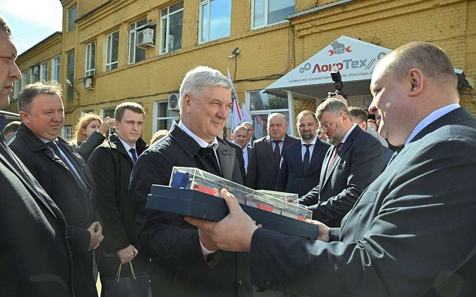 Лучшее депо страны посетил губернатор Воронежской области