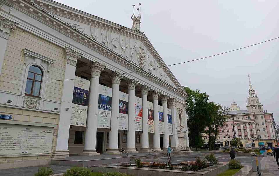 Схему движения в районе театра оперы и балета в Воронеже изменят