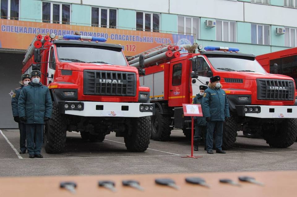 Воронежским спасателям поставили новую технику