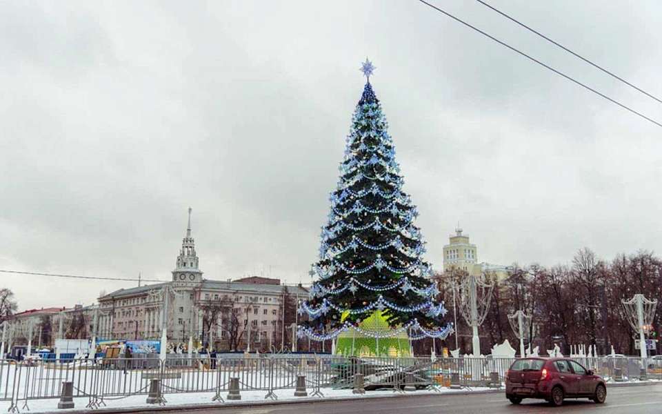 Компания «Совтехэко» получила подряд на новогоднее оформление площади Ленина в Воронеже