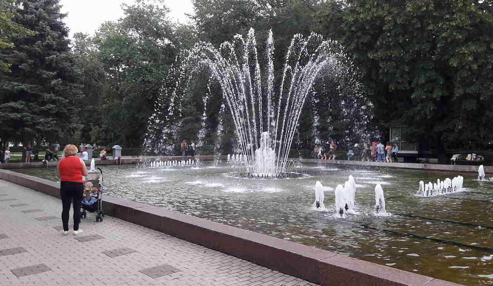 Завершается сезон фонтанов в парках и скверах Воронежа 1 октября