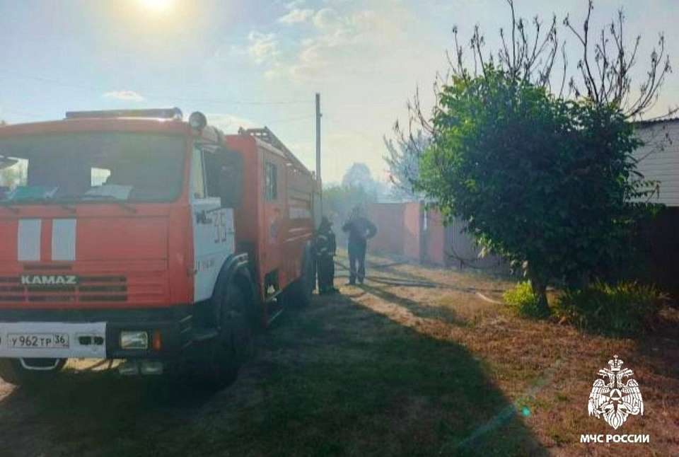 Повредивший 12 домов, 21 хозпостройку и 3 авто пожар в Воронежской области потушили
