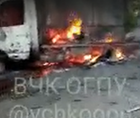 Опубликовано видео с места обстрела спиртзавода в Курской области, где погиб воронежец