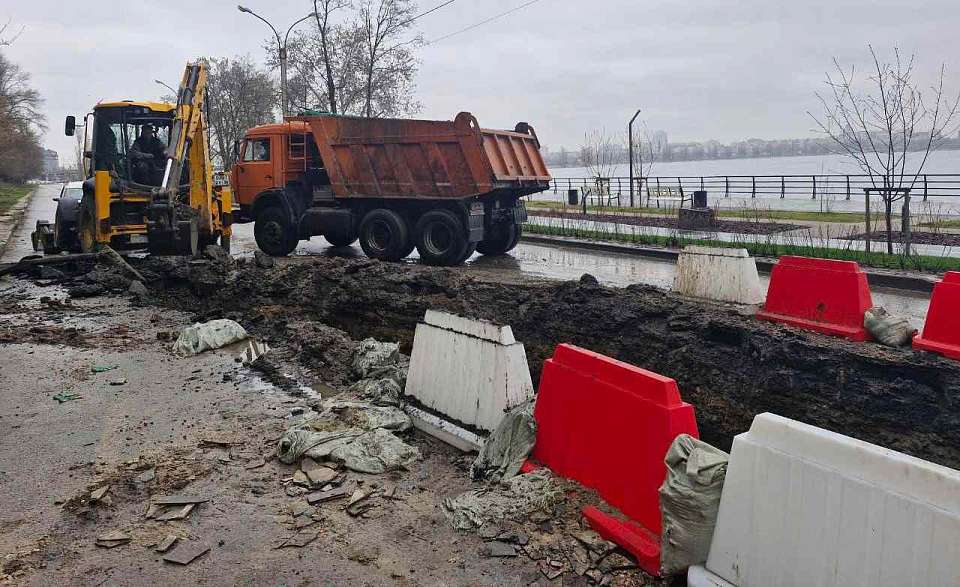 На Петровской набережной в Воронеже проложат инженерные коммуникации