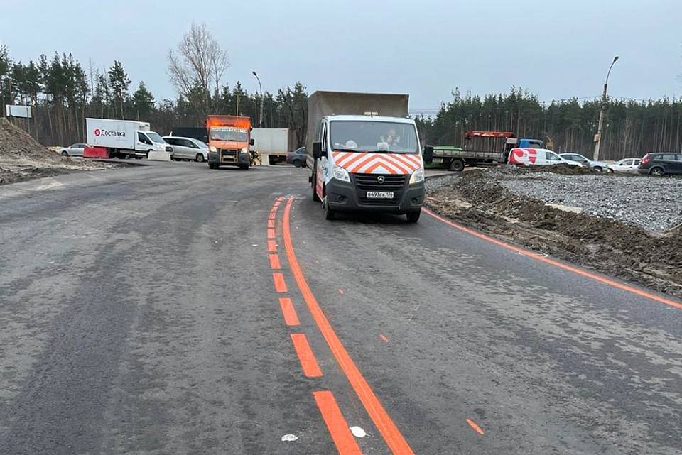 Новую разметку нанесут на воронежском турбокольце