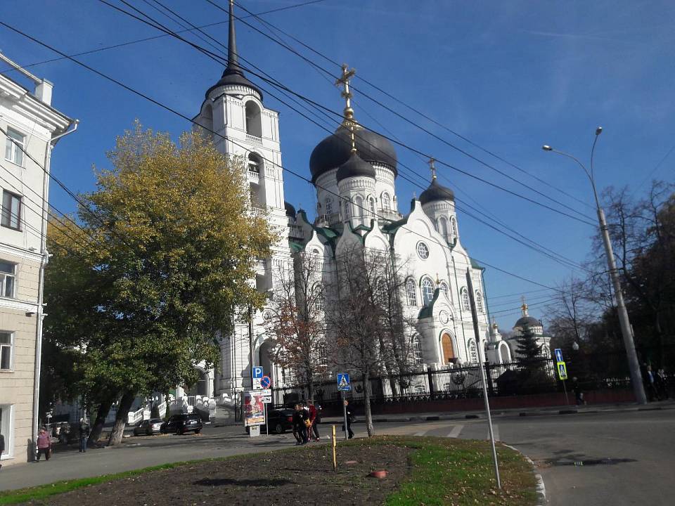 В районе Благовещенского собора в Воронеже 11 апреля запретят парковку