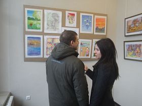 В Воронеже ученики «Школы рисования» Коминтерновского района показали свои работы