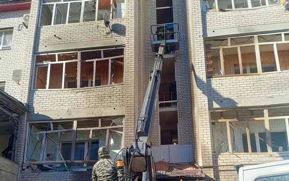 После беспрецедентной воздушной атаки в Воронеже ликвидируют повреждения