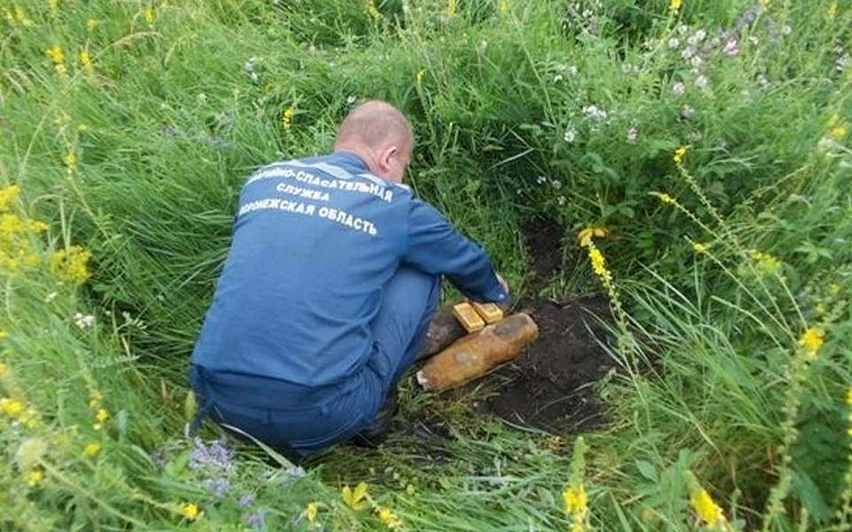  Две мины взорвали под Воронежем