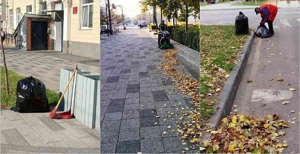 В Ленинском районе «упаковали осень»