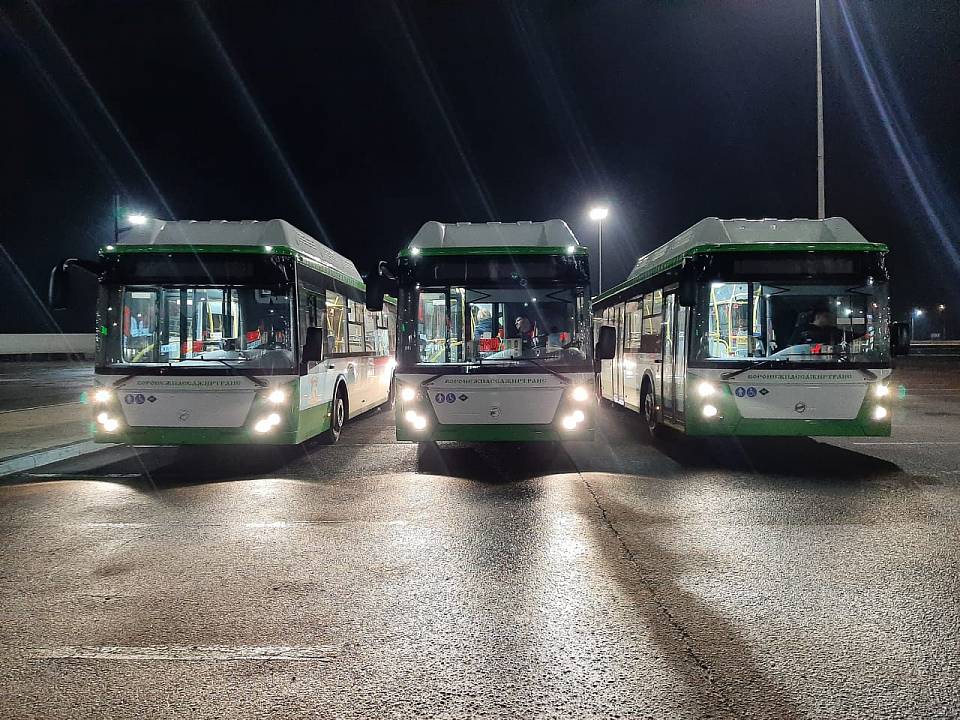 В Воронеж прибыла колонна новых низкопольных пассажирских автобусов (ФОТО, ВИДЕО)