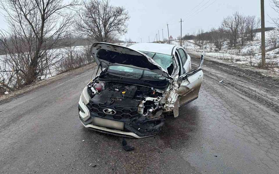 Двое подростков пострадали в лобовом ДТП на воронежской трассе
