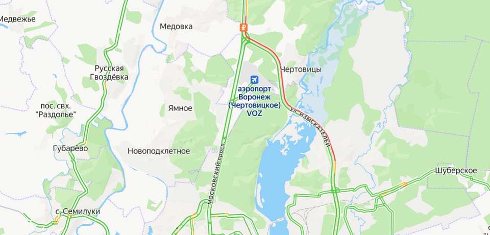 Авария с 8 автомобилями создала 12-километровую пробку на трассе «Обход Воронежа»