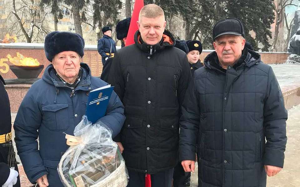 В Коминтерновском районе поздравили защитника Воронежа Митрофана Федоровича Москалева